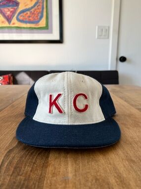 baldwin Navy Blue and Black Baseball Cap fitted 7-1/4